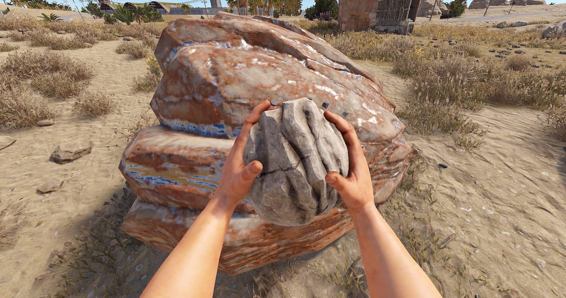 Rust Gameplay - Resource Gathering