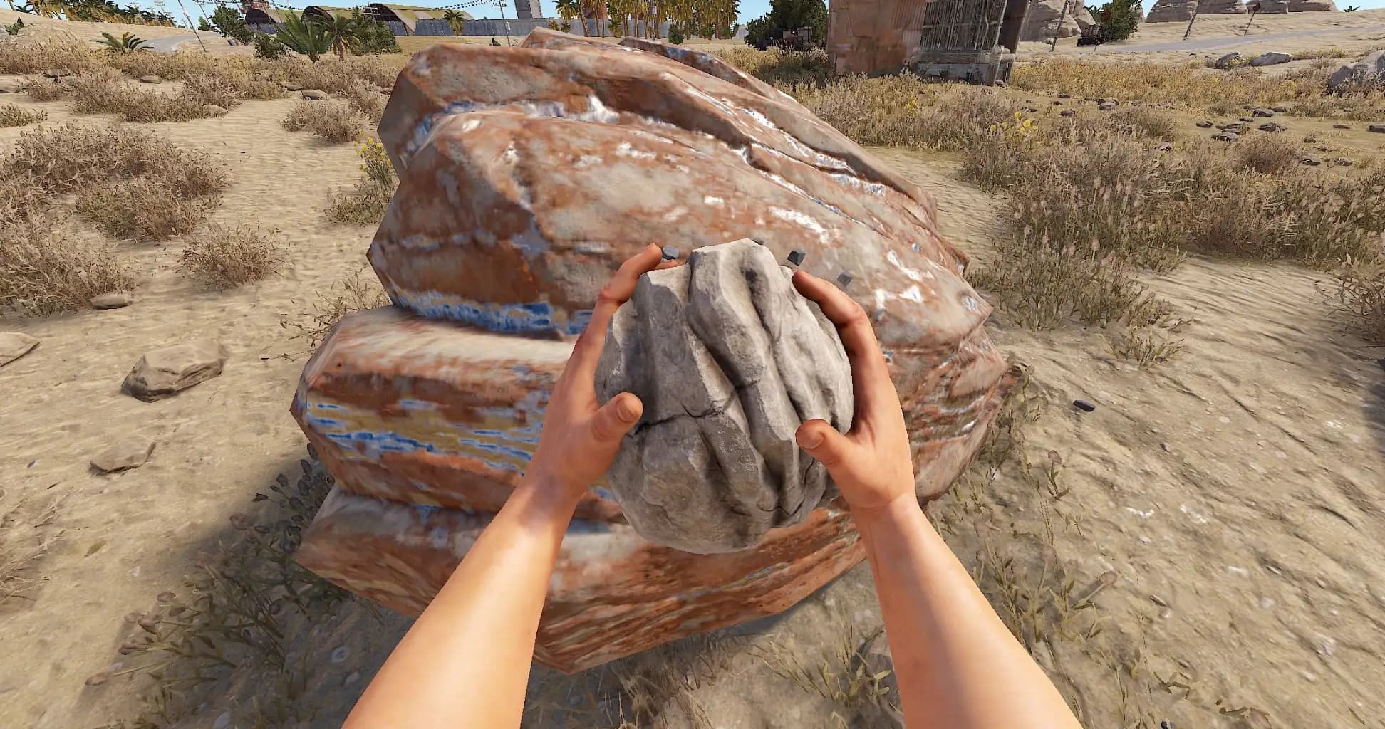 Rust Gameplay - Resource Gathering
